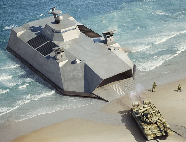 Air cushion vehicles have much to recommend them for amphibious operations Hovercraft Landing Craft