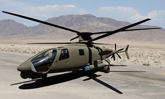 A compound co-axial design would be well suited to the scout-attack role Raider Compound Scout-Attack Helicopter