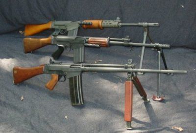 Selection of Heavy Barrelled FALs used by AFID